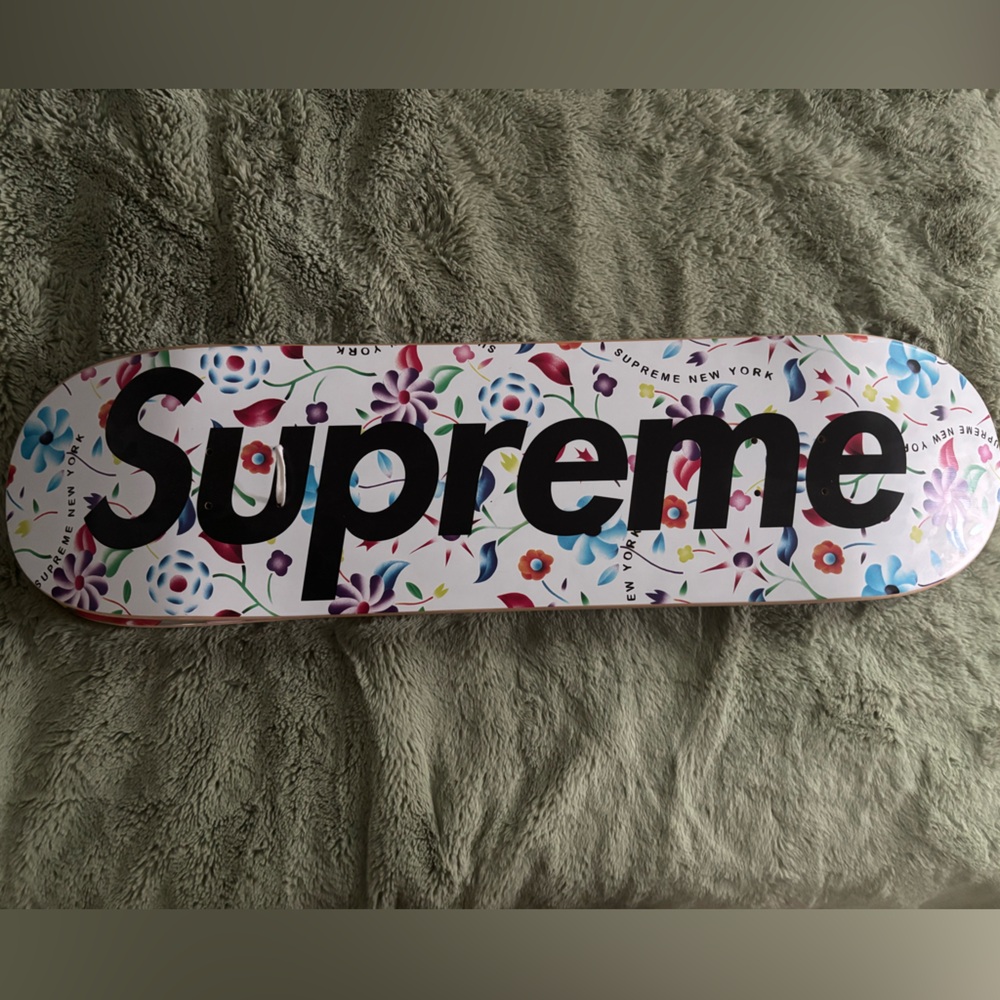 Supreme Multicolor Floral Skateboard Deck
